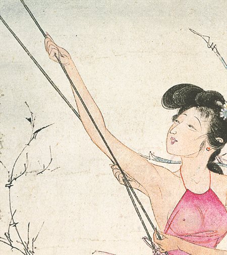 田家庵-胡也佛的仕女画和最知名的金瓶梅秘戏图